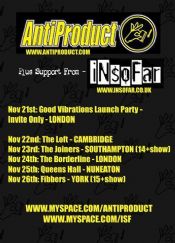 IN SO FAR to tour with AntiProduct