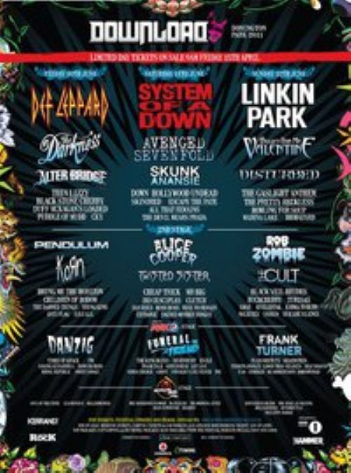 Catch KILL 21 at Download 2011, together will Illuminatus and Dear Superstar